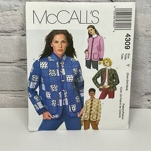 McCall's Sewing Pattern #4309 Jacket Women's Sizes XS-M Uncut Arts & Crafts
